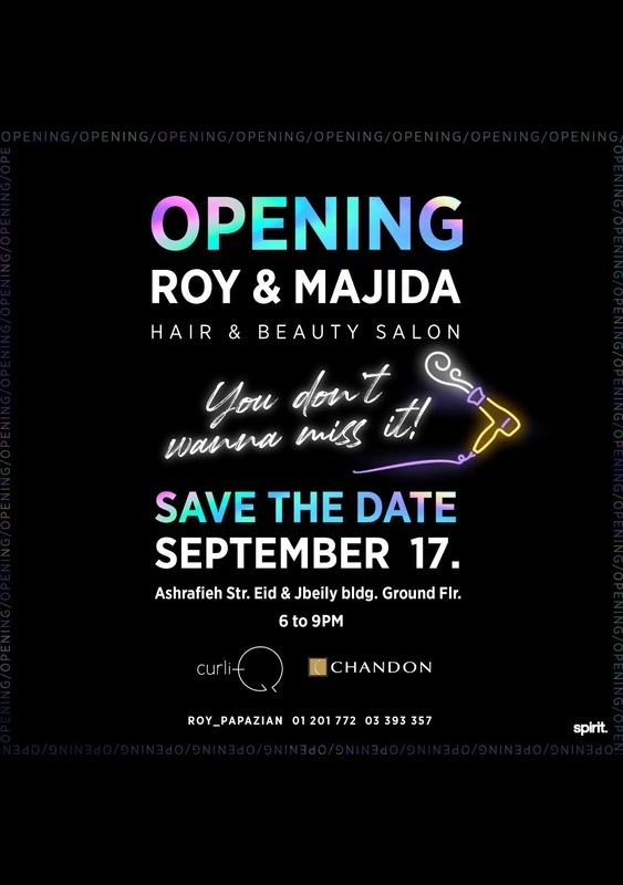 Opening of Roy & Majida Hair & Beauty Salon
